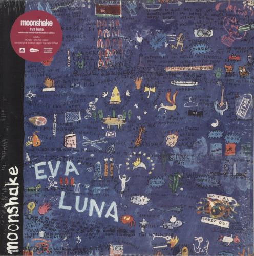 Moonshake Eva Luna Deluxe Edition - Blue Vinyl vinyl LP album (LP record) UK MB5LPEV866944