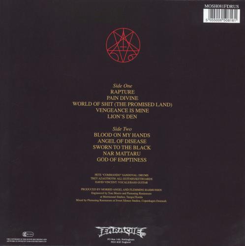 Morbid Angel Covenant vinyl LP album (LP record) UK MRDLPCO818220