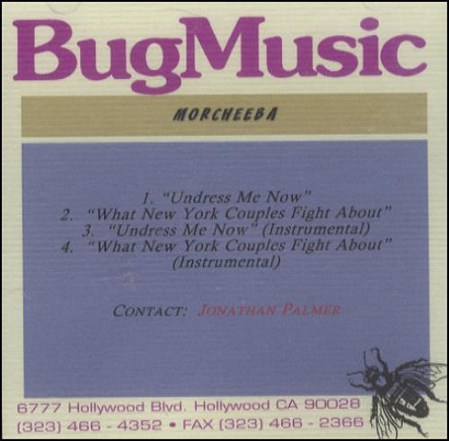 Morcheeba Morcheeba CD-R acetate US HEECRMO233090