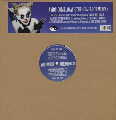 More Protein Come Away - The 4 Da Floor Mixes 12" vinyl single (12 inch record / Maxi-single) UK M-P12CO273502