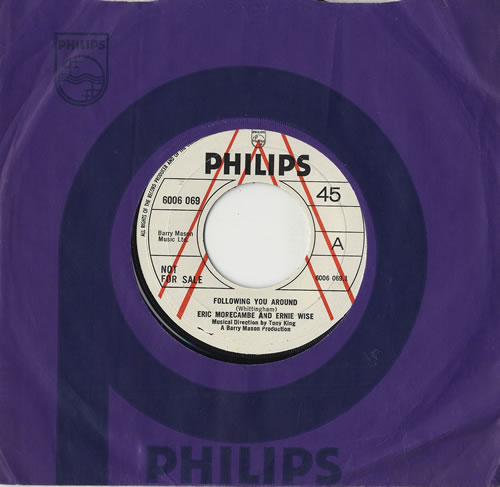 Morecambe & Wise Following You Around 7" vinyl single (7 inch record / 45) UK M&W07FO476392