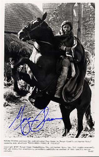 Morgan Freeman Robin Hood - Autographed photograph UK MF2PHRO262939