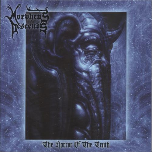 Morpheus Descends The Horror Of The Truth - Moonphase Blue & White with Black Splatter Vinyl 12" vinyl single (12 inch record / Maxi-single) US 7XR12TH839988
