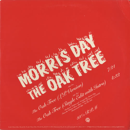 Morris Day The Oak Tree 12" vinyl single (12 inch record / Maxi-single) US DAY12TH22906