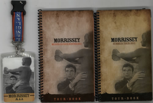 Morrissey 2011 Tour - 3 Tour Itineraries & A Tour Passes Itinerary UK MORITTO622897
