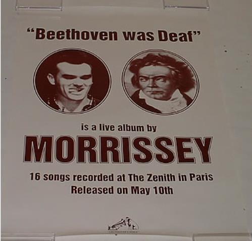 Morrissey Beethoven Was Deaf poster UK MORPOBE256559
