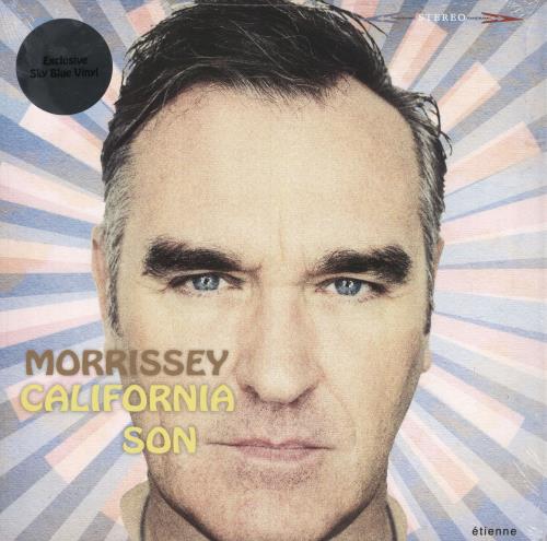 Morrissey California Son - Sky Blue Vinyl vinyl LP album (LP record) UK MORLPCA749561