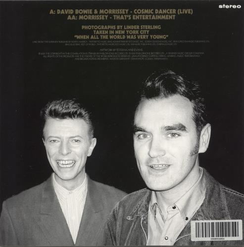 Morrissey Cosmic Dancer 7" vinyl single (7 inch record / 45) UK MOR07CO865105