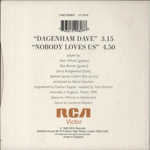 Morrissey Dagenham Dave 7" vinyl single (7 inch record / 45) UK MOR07DA51901