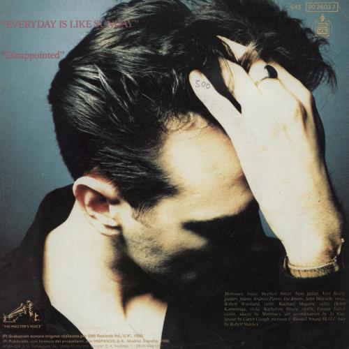 Morrissey Everyday Is Like Sunday 7" vinyl single (7 inch record / 45) Spanish MOR07EV758417
