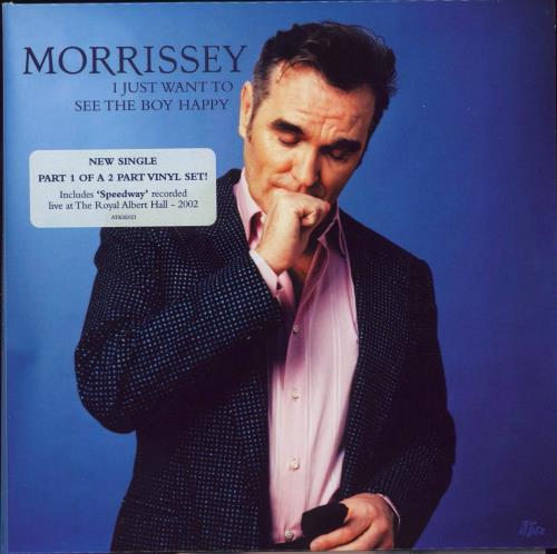 Morrissey I Just Want To See The Boy Happy 7" vinyl single (7 inch record / 45) UK MOR07IJ382154
