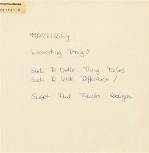 Morrissey Interesting Drug 12" vinyl single (12 inch record / Maxi-single) German MOR12IN180717