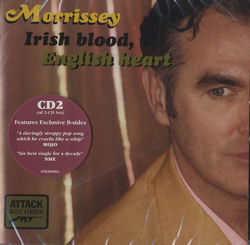 Morrissey Irish Blood, English Heart CD single (CD5 / 5") UK MORC5IR471159
