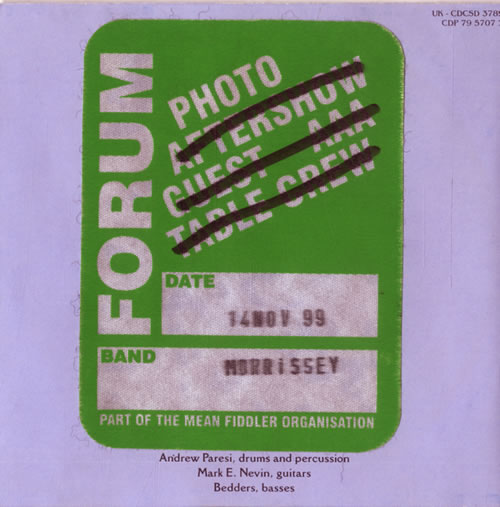 Morrissey Kill Uncle + Pass CD album (CDLP) UK MORCDKI579516