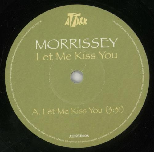 Morrissey Let Me Kiss You 7" vinyl single (7 inch record / 45) UK MOR07LE306095