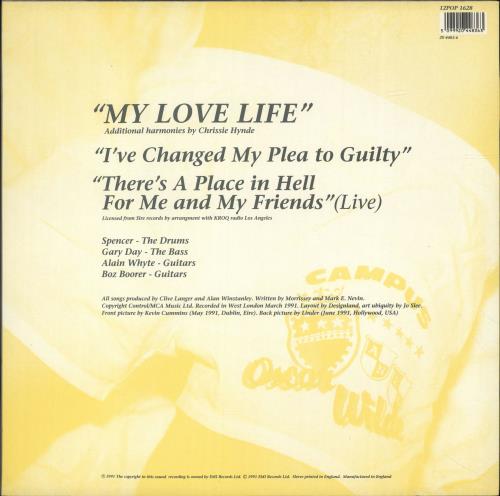 Morrissey My Love Life + Poster 12" vinyl single (12 inch record / Maxi-single) UK MOR12MY699814