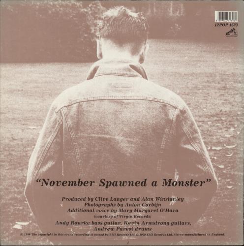 Morrissey November Spawned A Monster 12" vinyl single (12 inch record / Maxi-single) UK MOR12NO24091