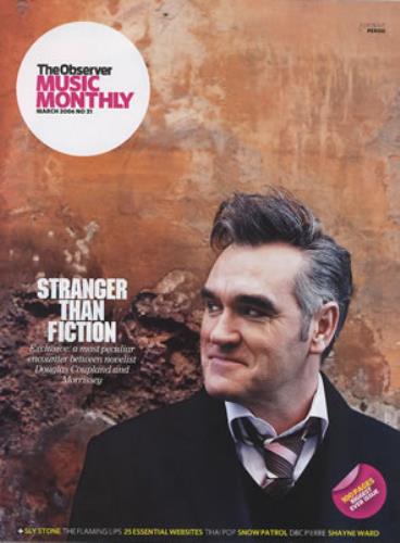 Morrissey Observer Music Monthly magazine UK MORMAOB362879