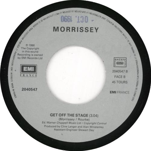 Morrissey Piccadilly Palare 7" vinyl single (7 inch record / 45) German MOR07PI625588
