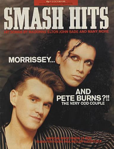 Morrissey Smash Hits magazine UK MORMASM321875