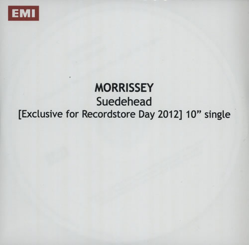 Morrissey Suedehead CD-R acetate UK MORCRSU571892
