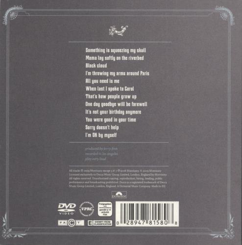 Morrissey Years Of Refusal 2-disc CD/DVD set UK MOR2DYE732298