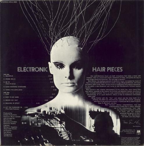 Mort Garson Electronic Hair Pieces - VG vinyl LP album (LP record) UK NR5LPEL791367