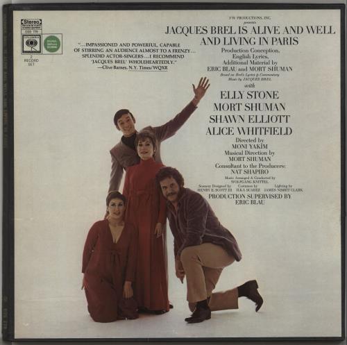 Mort Shuman Jacques Brel Is Alive And Well And Living In Paris box set US NRRBXJA703272