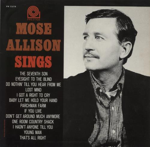 Mose Allison Mose Allison Sings vinyl LP album (LP record) UK AM3LPMO880014