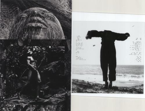 Moses Sumney Grae - Black / White & Grey Marbled + Booklets 2-LP vinyl record set (Double LP Album) US 4T12LGR872483