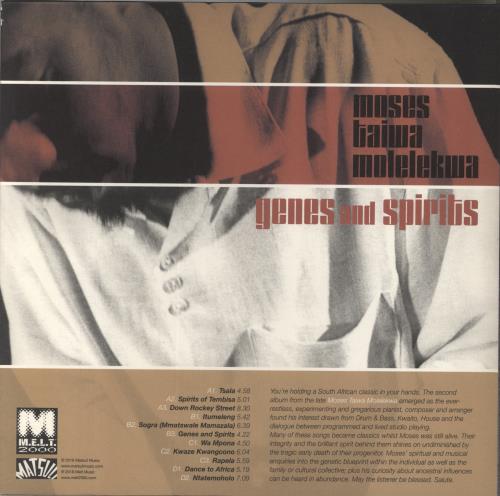 Moses Taiwa Molelekwa Genes And Spirits 2-LP vinyl record set (Double LP Album) UK 8R02LGE850637