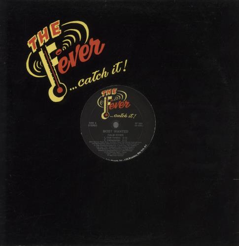 Most Wanted Calm Down 12" vinyl single (12 inch record / Maxi-single) US 9X212CA869000