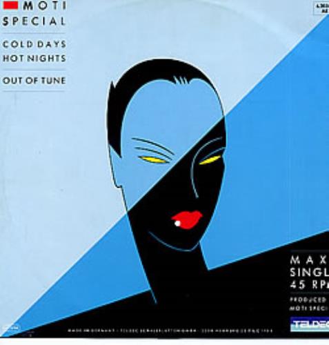 Moti Special Cold Days Hot Nights - Red vinyl 12" vinyl single (12 inch record / Maxi-single) German MTI12CO272996