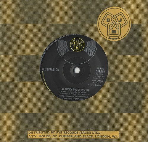Motivation That Lucky Touch 7" vinyl single (7 inch record / 45) UK M2V07TH486528