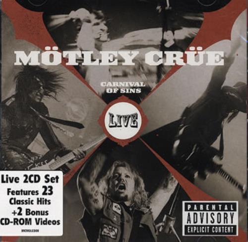 Motley Crue Carnival Of Sins 2 CD album set (Double CD) Canadian CRU2CCA360861