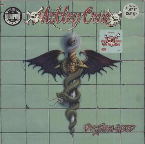 Motley Crue Dr Feelgood vinyl LP album (LP record) US CRULPDR00956