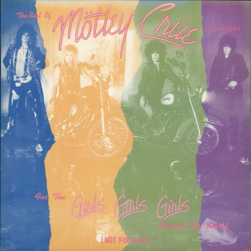 Motley Crue For The Girls Girls Girls Around The World vinyl LP album (LP record) Japanese CRULPFO110349