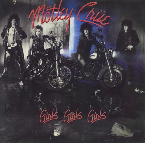 Motley Crue Girls Girls Girls vinyl LP album (LP record) US CRULPGI579848