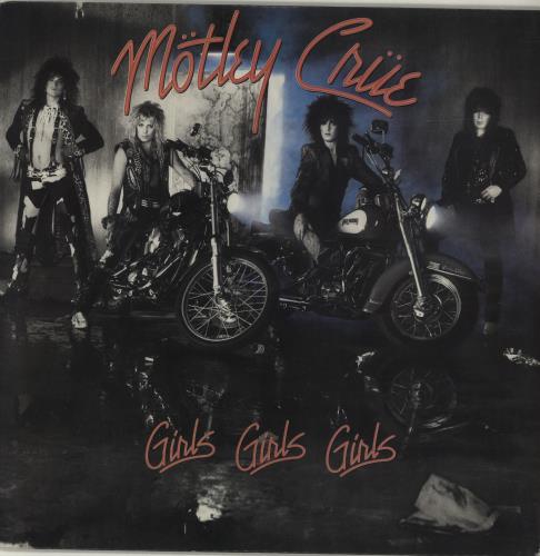 Motley Crue Girls Girls Girls vinyl LP album (LP record) US CRULPGI682564