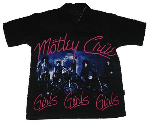 Motley Crue Girls, Girls, Girls Club Shirt - Medium clothing UK CRUMCGI365382