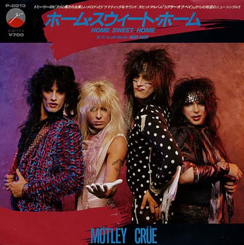 Motley Crue Home Sweet Home 7" vinyl single (7 inch record / 45) Japanese CRU07HO358319