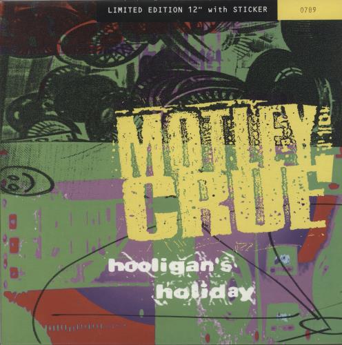 Motley Crue Hooligan's Holiday 12" vinyl single (12 inch record / Maxi-single) UK CRU12HO879524