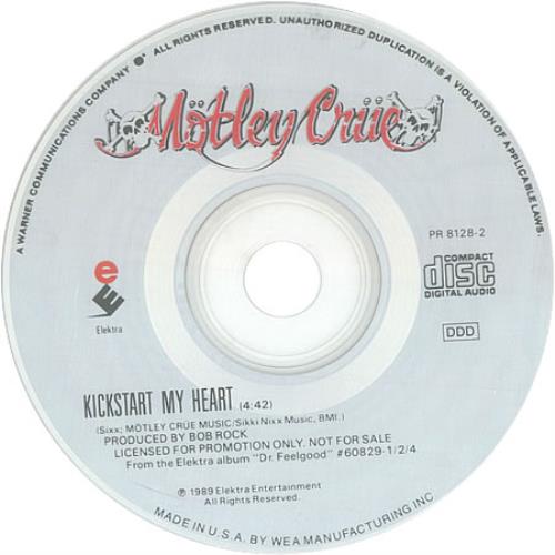 Motley Crue Kickstart My Heart CD single (CD5 / 5") US CRUC5KI01541
