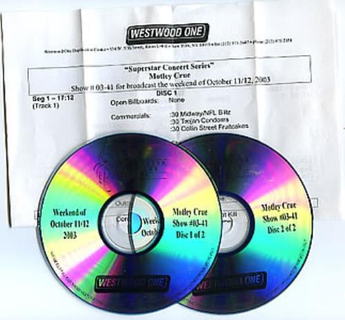 Motley Crue Superstar Concert Series 2 CD album set (Double CD) US CRU2CSU271972