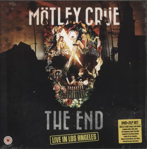 Motley Crue The End - Live In Los Angeles 180 Gram Vinyl + DVD - Sealed 2-LP vinyl record set (Double LP Album) UK CRU2LTH872139