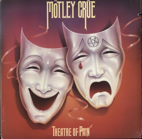 Motley Crue Theatre Of Pain + Merch Insert vinyl LP album (LP record) US CRULPTH774823