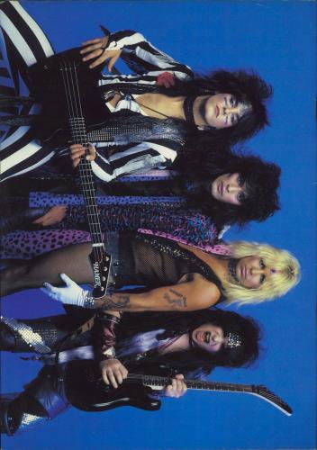 Motley Crue Welcome To The Theatre Of Pain + Ticket stub tour programme UK CRUTRWE557401