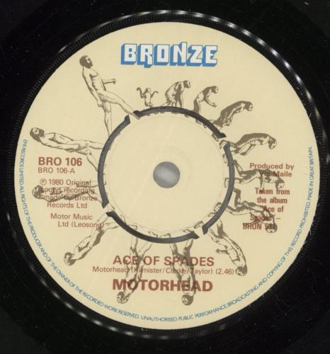 Motorhead Ace Of Spades - 4 Prong - EX 7" vinyl single (7 inch record / 45) UK MOT07AC886157