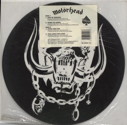 Motorhead Ace Of Spades - EX 12" vinyl picture disc (12 inch picture record) UK MOT2PAC890860
