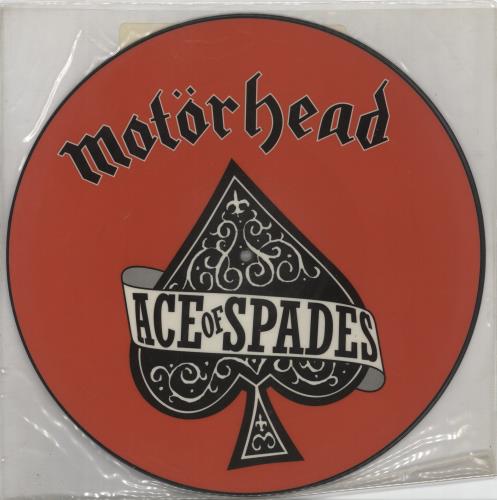 Motorhead Ace Of Spades - EX 12" vinyl picture disc (12 inch picture record) UK MOT2PAC890860